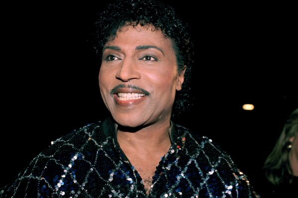 FILE - This Nov. 13, 1986 photo shows Little Richard in Los Angeles.  Little Richard, the self-proclaimed “architect of rock ‘n’ roll” whose piercing wail, pounding piano and towering pompadour irrevocably altered popular music while introducing black R&B to white America, has died Saturday, May 9, 2020. (AP Photo/Mark Avery, File)