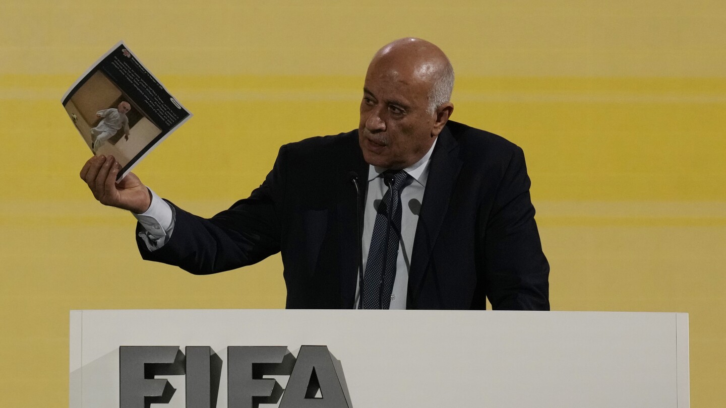 FIFA to request legal advice on Palestinian proposal to suspend Israel from worldwide soccer