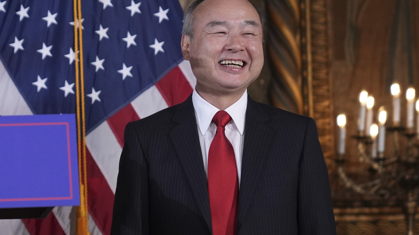 Why is tech giant SoftBank investing over 0 billion in the US?