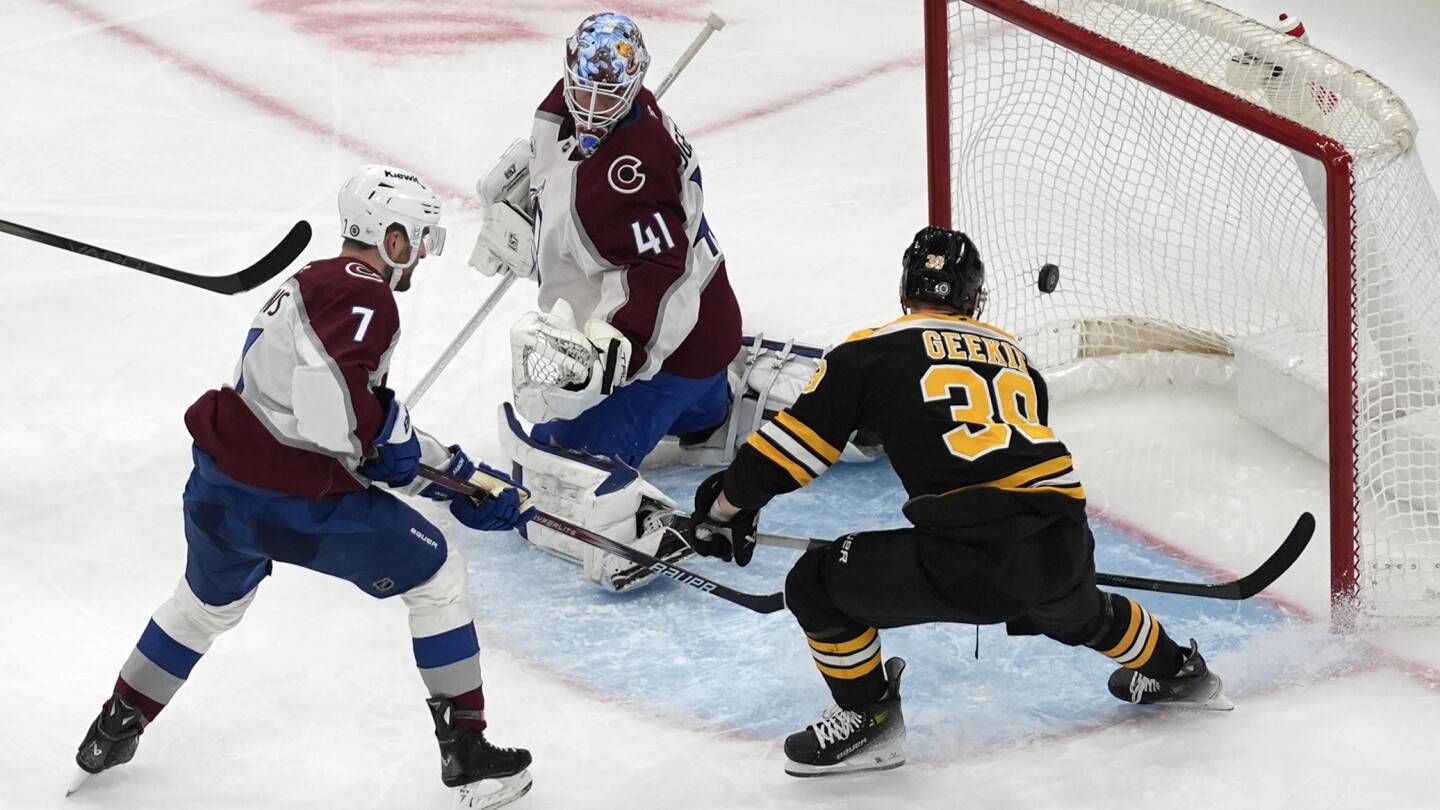 Pastrnak, Geekie Lead Bruins to Victory Over Avalanche