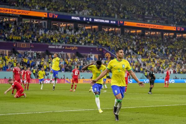 Brazil advances at World Cup with 1-0 win over Switzerland