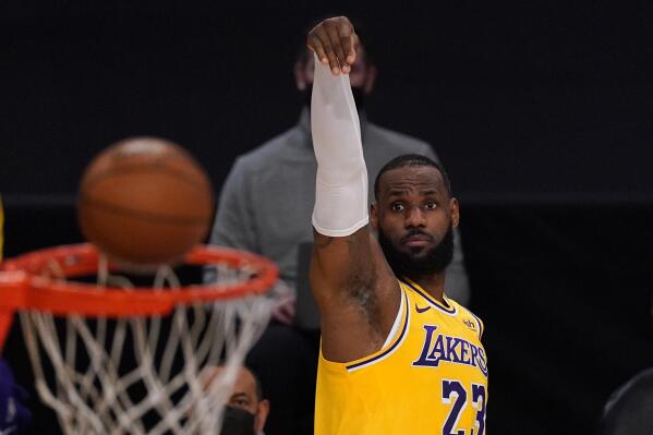 Los Angeles Lakers 23 Lebron james 2021 nba all star game eastern
