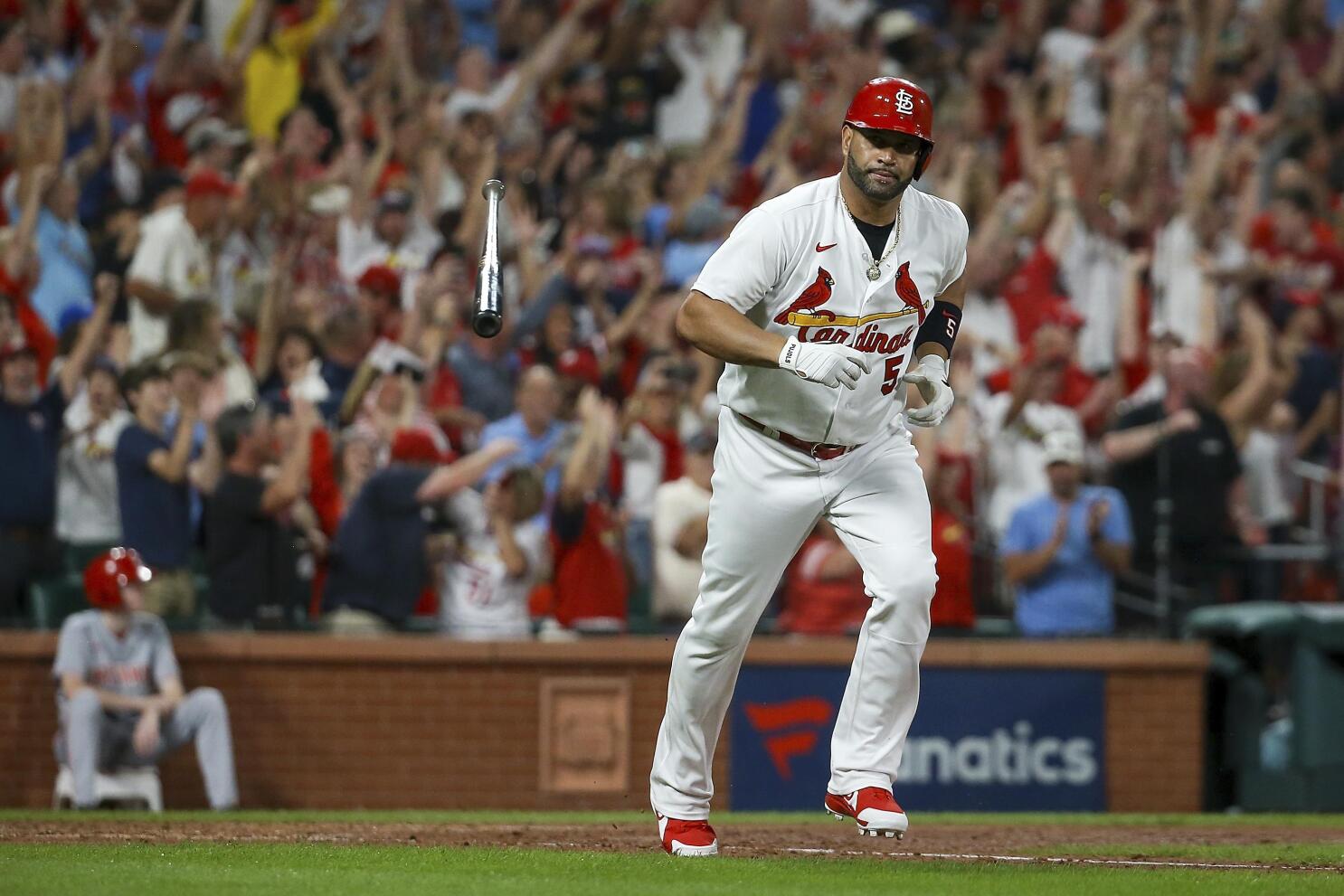 I'm going to try to enjoy it': Pujols swats 696th career homer in Cardinals'  win