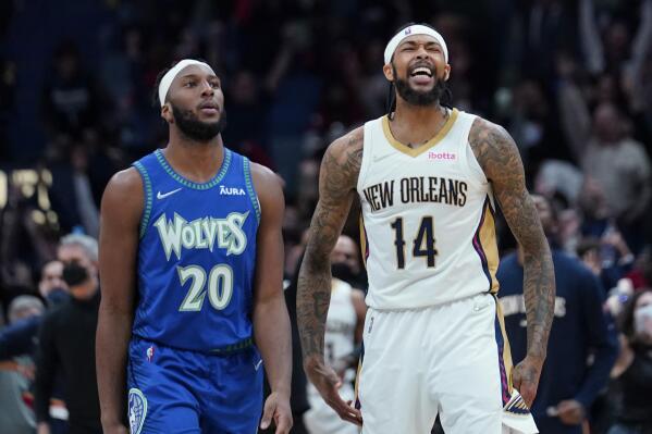 Ingram's 3 late 3s lift Pelicans past Timberwolves 128-125