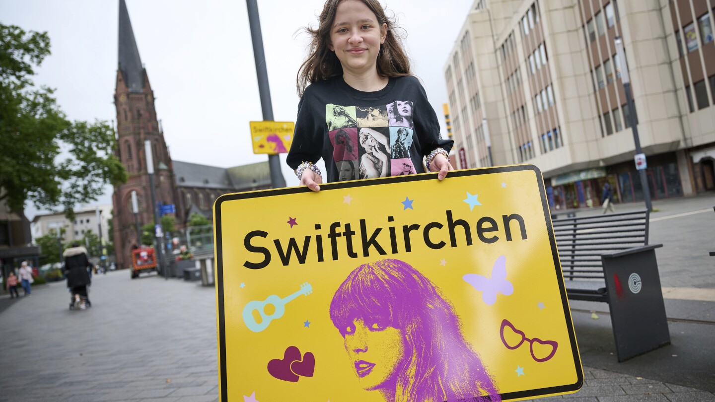 Taylor Swift’s trip to Germany has given a city her name – at least for a few weeks