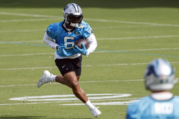 Miles Sanders relishing anticipated role as Carolina Panthers' 3