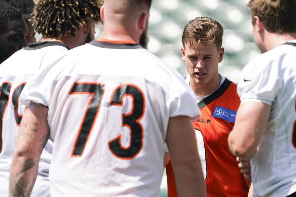 Cincinnati Bengals quarterback Joe Burrow Works Out With Drew