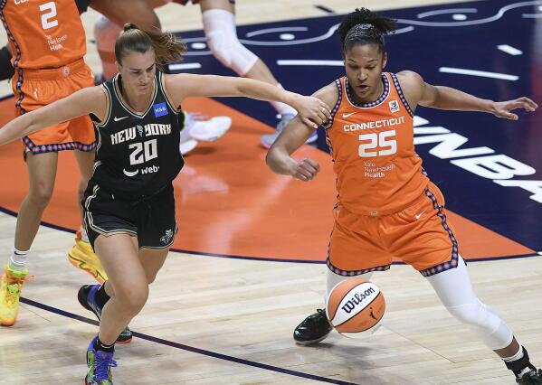 WNBA's Connecticut Sun hopes to rise again with new players and coach,  despite key roster losses | AP News