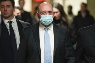 FILE - The Trump Organization's former Chief Financial Officer Allen Weisselberg arrives at a New York courtroom, Nov. 15, 2022. Manhattan prosecutors are weighing a potential perjury charge against Weisselberg, Donald Trump’s former corporate finance chief, in connection with testimony he gave in October 2023 at the ex-president’s New York civil fraud trial, two people familiar with the matter told the Associated Press. (AP Photo/Seth Wenig, File)