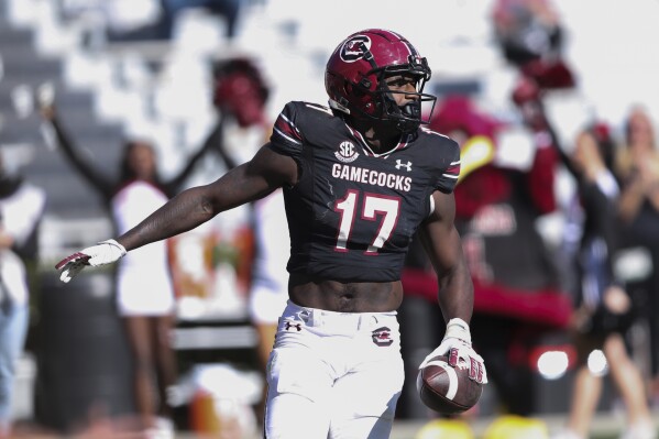 Panthers trade up into first round of NFL draft, select WR Xavier Legette from South Carolina