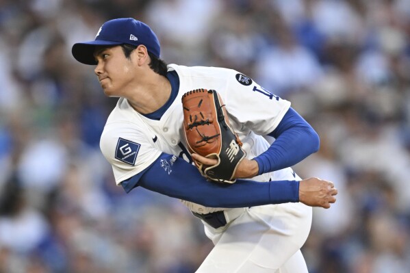 Shohei Ohtani returns to the mound for the Dodgers | AP News
