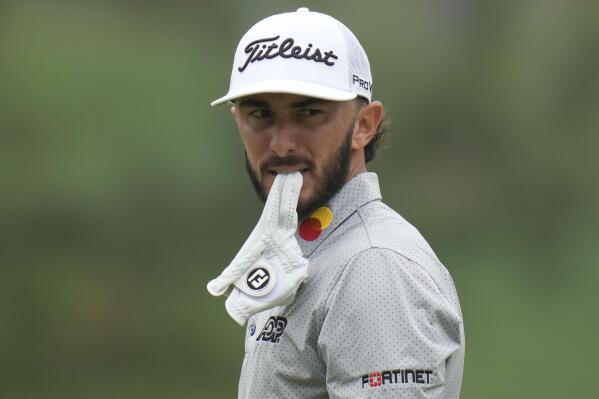 Max Homa stands on the seventh tee during a practice for the Masters golf tournament at Augusta National Golf Club, Tuesday, April 4, 2023, in Augusta, Ga. (AP Photo/Jae C. Hong)