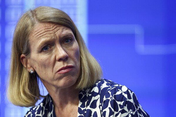 FILE - Norwegian Foreign Minister Anniken Huitfeldt attends the Ukraine Recovery Conference in London, on June 21, 2023. The Norwegian embassy in Bamako would shut down by the end of the year. Foreign Minister Anniken Huitfeldt said Thursday Aug. 31, 2023 that Oslo would have ”to find other ways to follow up our interests in Mali moving forward.” The diplomatic mission was also representing Norway in Burkina Faso, Mauritania, Niger and Chad. (Hannah McKay/Pool Photo via AP, File)