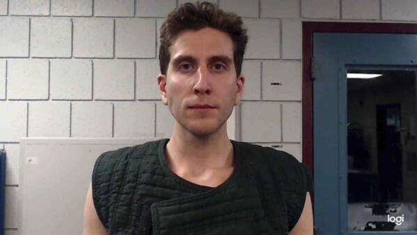 Fotografía proporcionada por la prisión del condado Monroe, Pensilvania, de Bryan Kohberger. (Monroe County (Pa.) Correctional Facility vía AP)