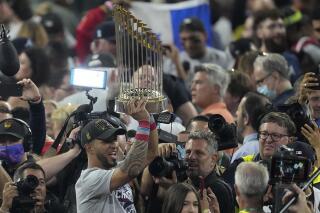 Nationals World Series trophy broken?