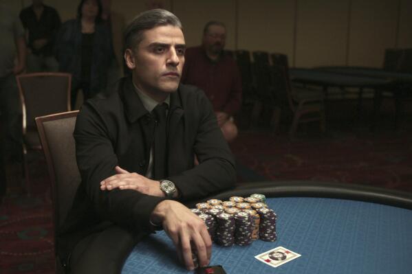 This image released by Focus Features shows Oscar Isaac in a scene from "The Card Counter." (Focus Features via AP)