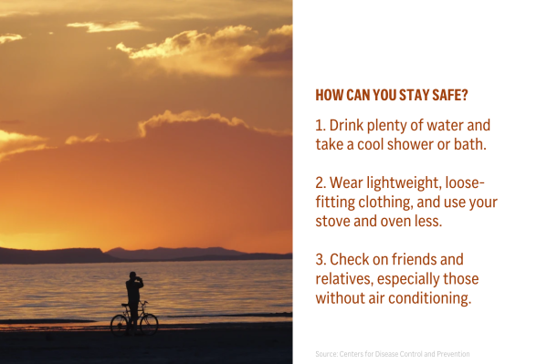 Things are about to heat up in much of the U.S. with dangerously hot temperatures in the Midwest and Northeast, prompting health officials to urge people to make plans now to stay safe.