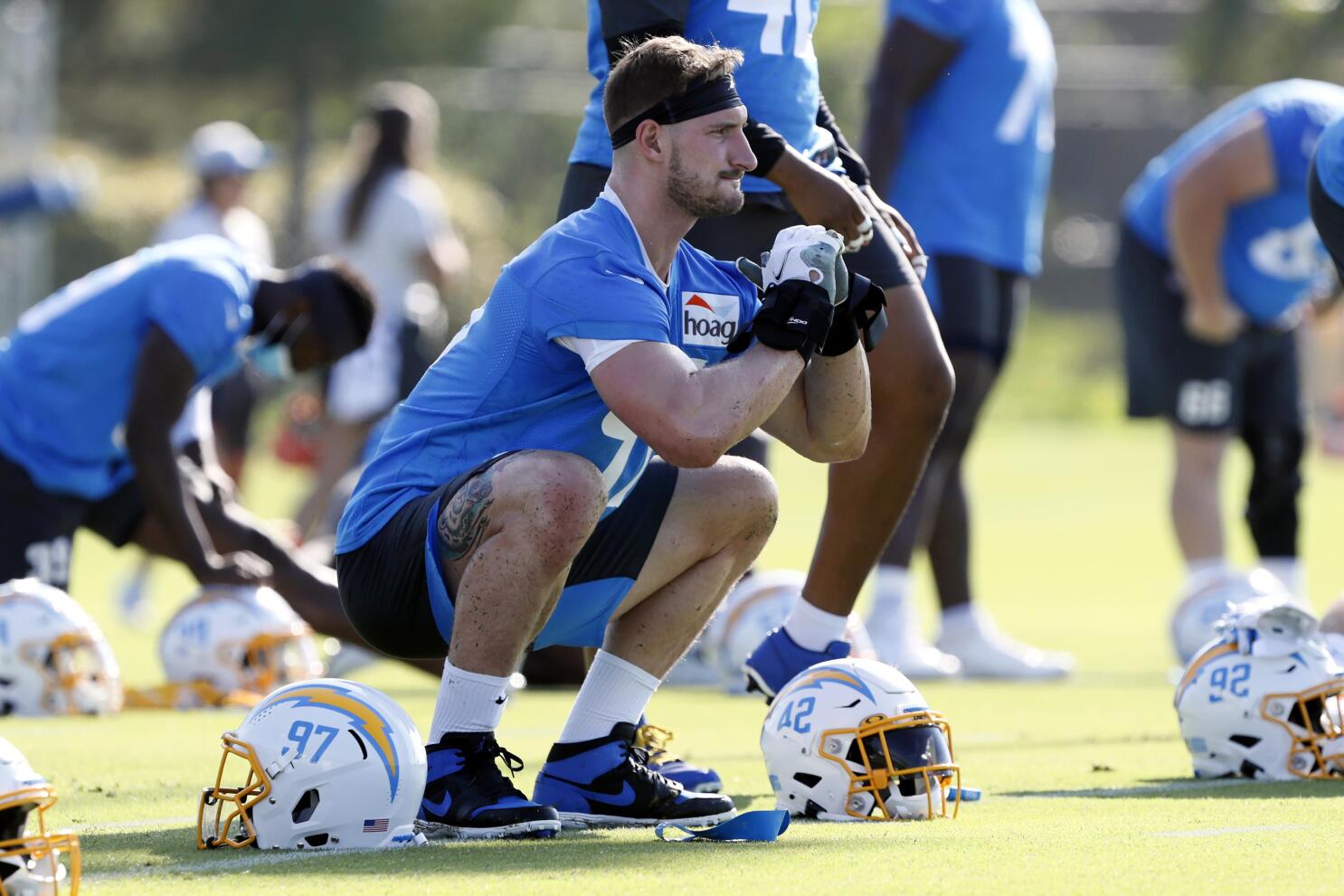 Los Angeles Chargers defensive end Joey Bosa (97) rushes the