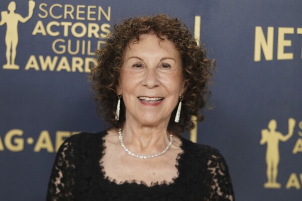 Rhea Perlman arrives at the 30th annual Screen Actors Guild Awards on Saturday, Feb. 24, 2024, at the Shrine Auditorium in Los Angeles. (Photo by Jordan Strauss/Invision/AP)