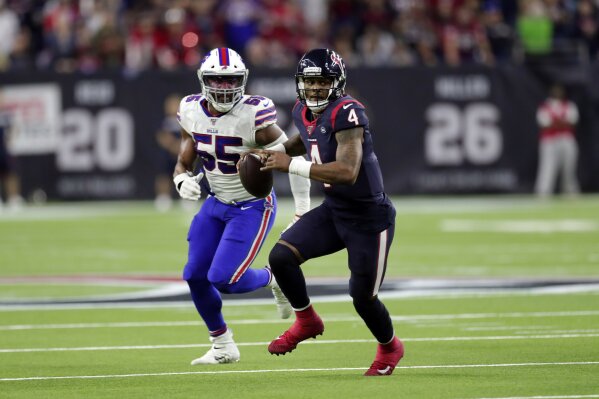 Texans roar past Bills for 22-19 win in OT