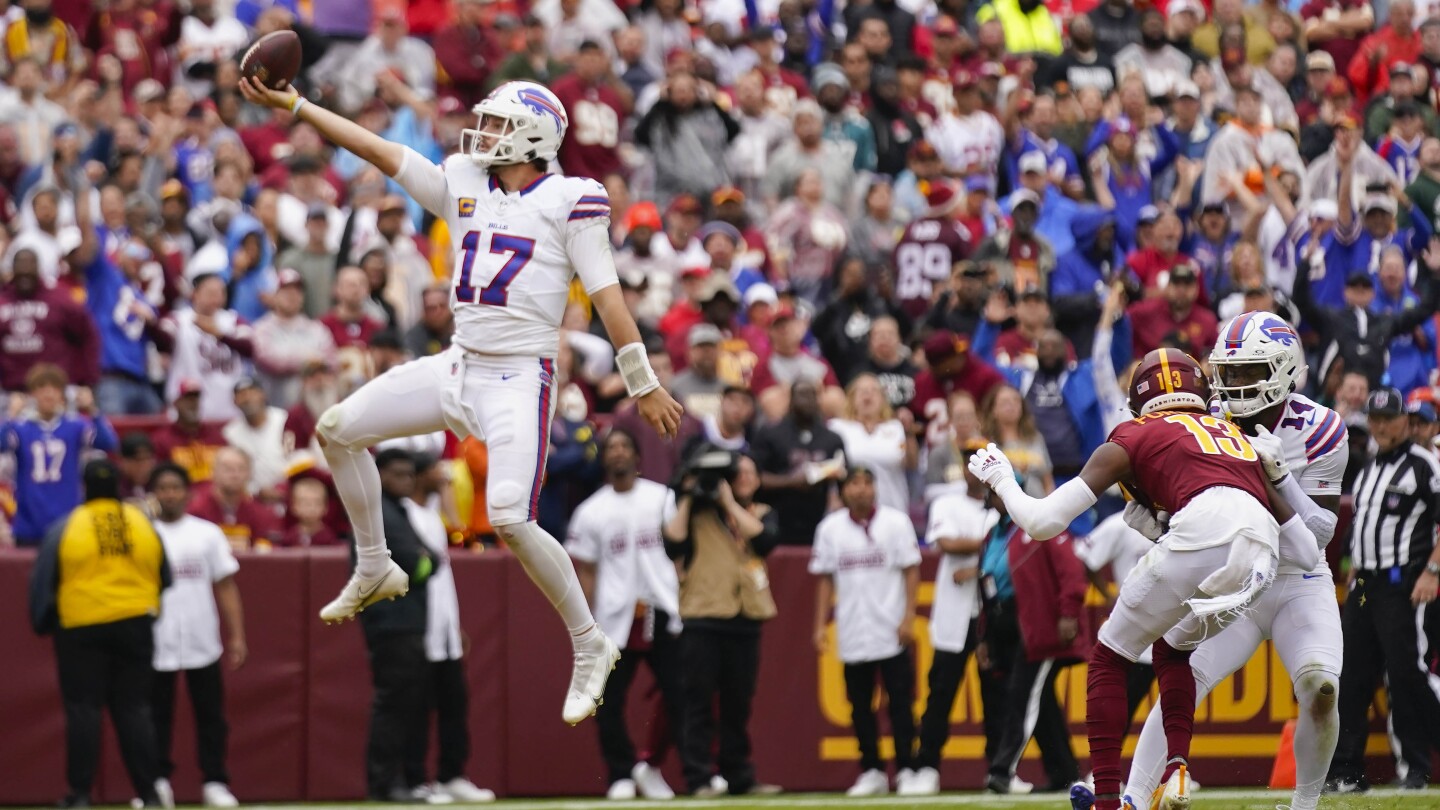 Points and Highlights: Buffalo Bills 37-3 Washington Commanders in NFL Match  2023