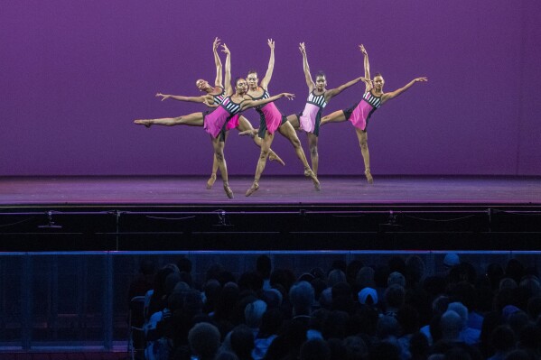 Dancers with Dance Theatre of Harlem perform 