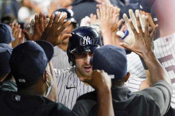 Gallo's 1st homer in pinstripes gives Yanks 5-3 win