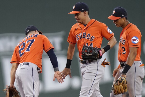 Framber Valdez helps Astros to 7-4 win over Red Sox and first
