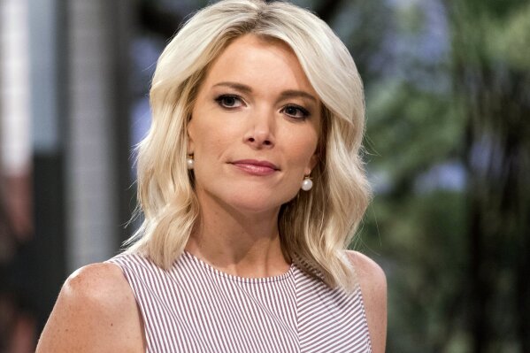 
              FILE - This Sept. 21, 2017 file photo shows Megyn Kelly on the set of her show, "Megyn Kelly Today" at NBC Studios in New York. Kelly is apologizing to her NBC News colleagues for questioning why dressing up in blackface for a Halloween costume is wrong. She faced a swift backlash for her morning show segment on Tuesday, Oct. 23, 2018, and wrote later that she realized that such behavior is wrong. She says she’s never been a “PC” kind of person, but does understand that she needs to be more sensitive on issues of race and ethnicity. (Photo by Charles Sykes/Invision/AP, File)
            