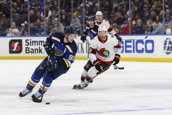 Buchnevich hits COVID list; Blues recall Joshua, assign two to