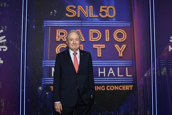Lorne Michaels attends the SNL50: The Homecoming Concert at Radio City Music Hall on Friday, Feb. 14, 2025, in New York. (Photo by Evan Agostini/Invision/AP)