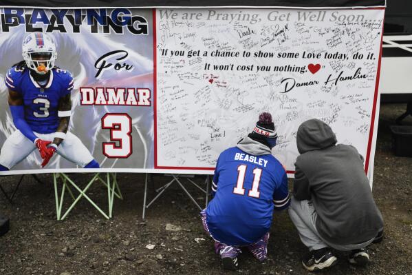 Hamlin in their hearts, the NFL pays tribute to No. 3