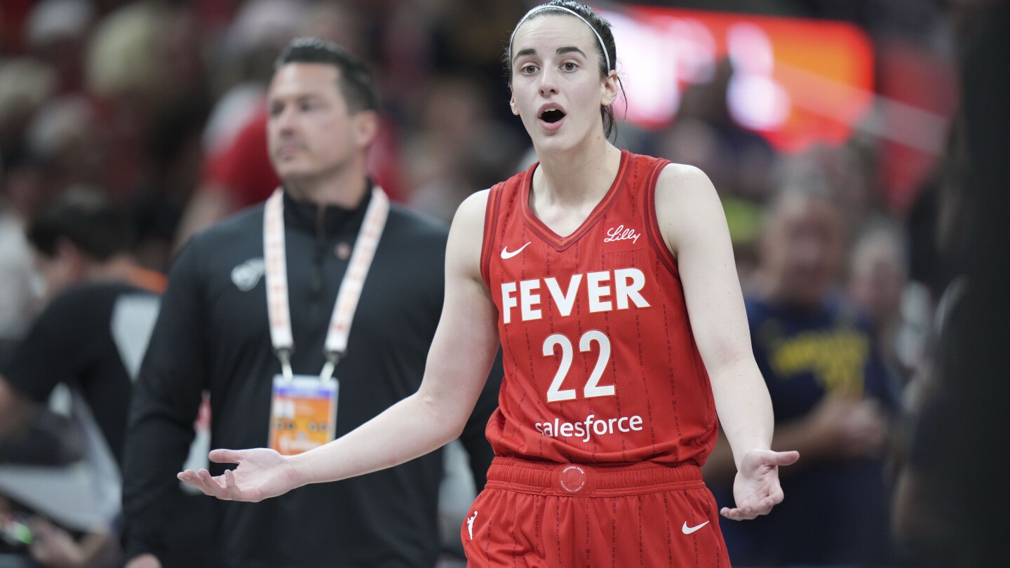 Caitlin Clark says flagrant foul for shoving Angel Reese was not 'malicious'