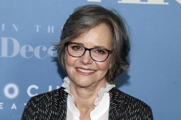 FILE - Actor Sally Field attends the premiere for "Spoiler Alert" in New York on Nov. 29, 2022. (Photo by Andy Kropa/Invision/AP, File)