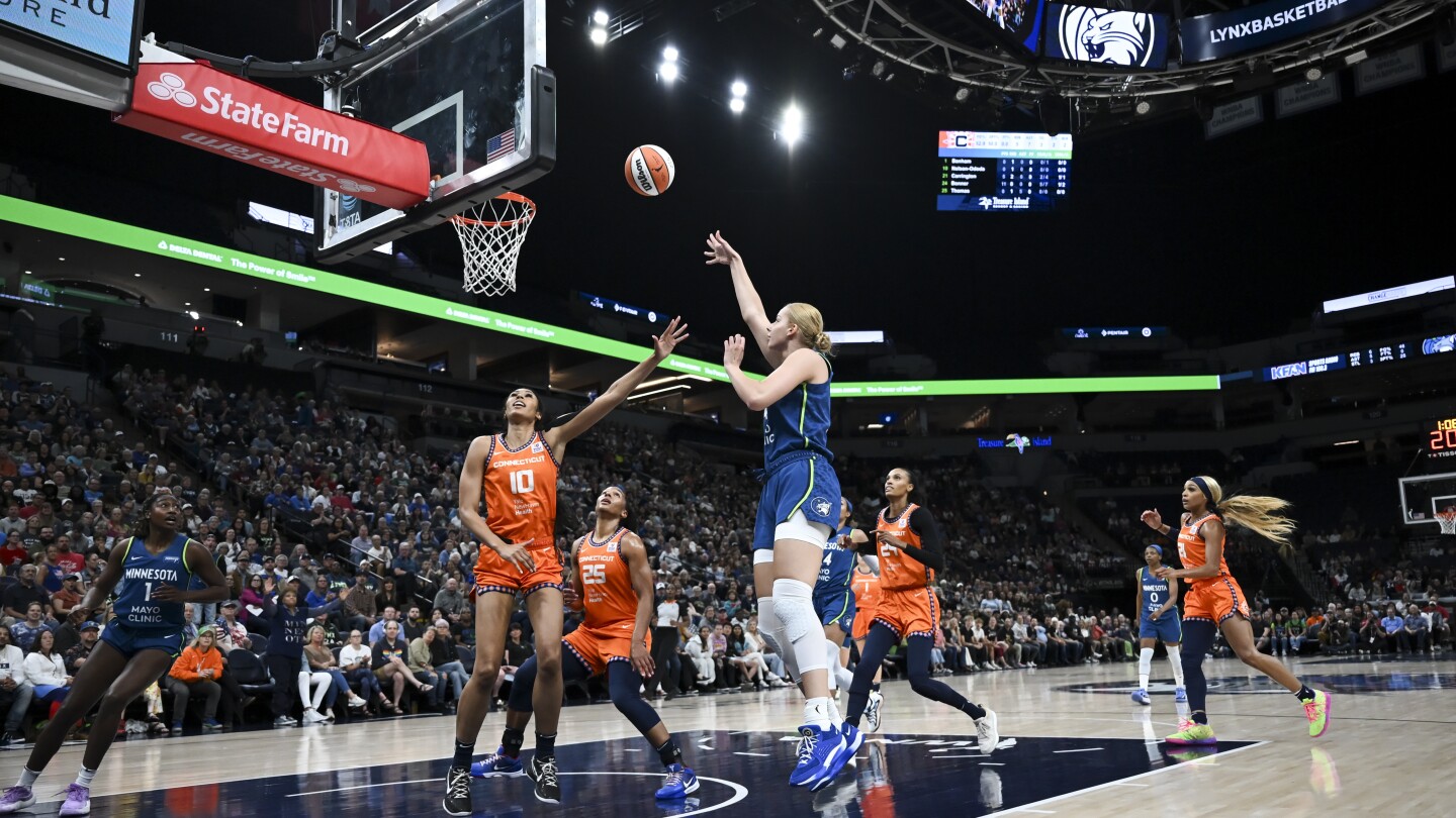 Bonner scores 24 points and leads Connecticut Sun to 78-73 victory over Minnesota Lynx