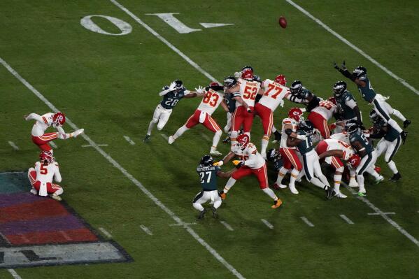 Photos from Highlights of Kansas City Chiefs 38-35 Super Bowl LVII victory  over Philadelphia Eagles