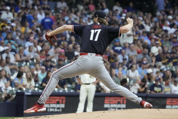 Bailey Ober outpitches former teammate José Berríos as Twins