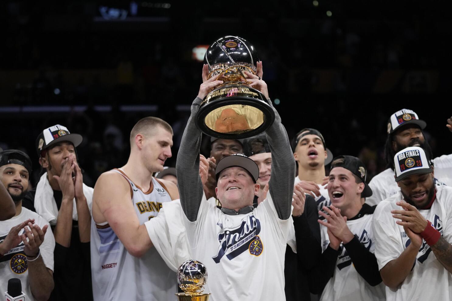 Denver Nuggets Add Gold NBA Championship Tab To Jerseys