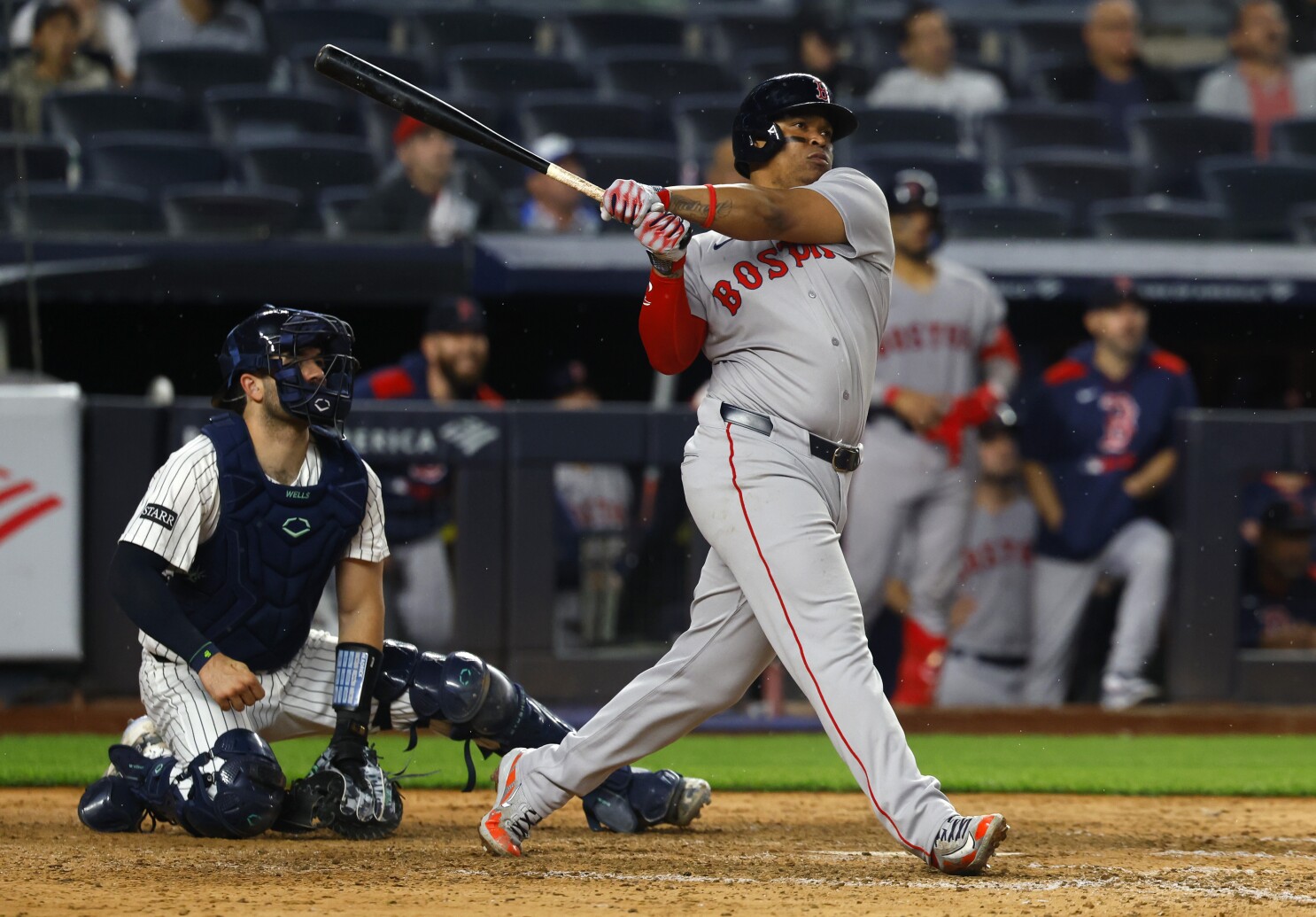 Red Sox baseball boss Breslow says Devers trade does not mean 'waving of the white flag on 2025'