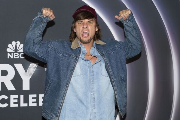 Theo Von arrives at "Opry 100: A Live Celebration", March 19, 2025, at The Grand Ole Opry House in Nashville, Tenn. (Photo by Amy Harris/Invision/AP, File)