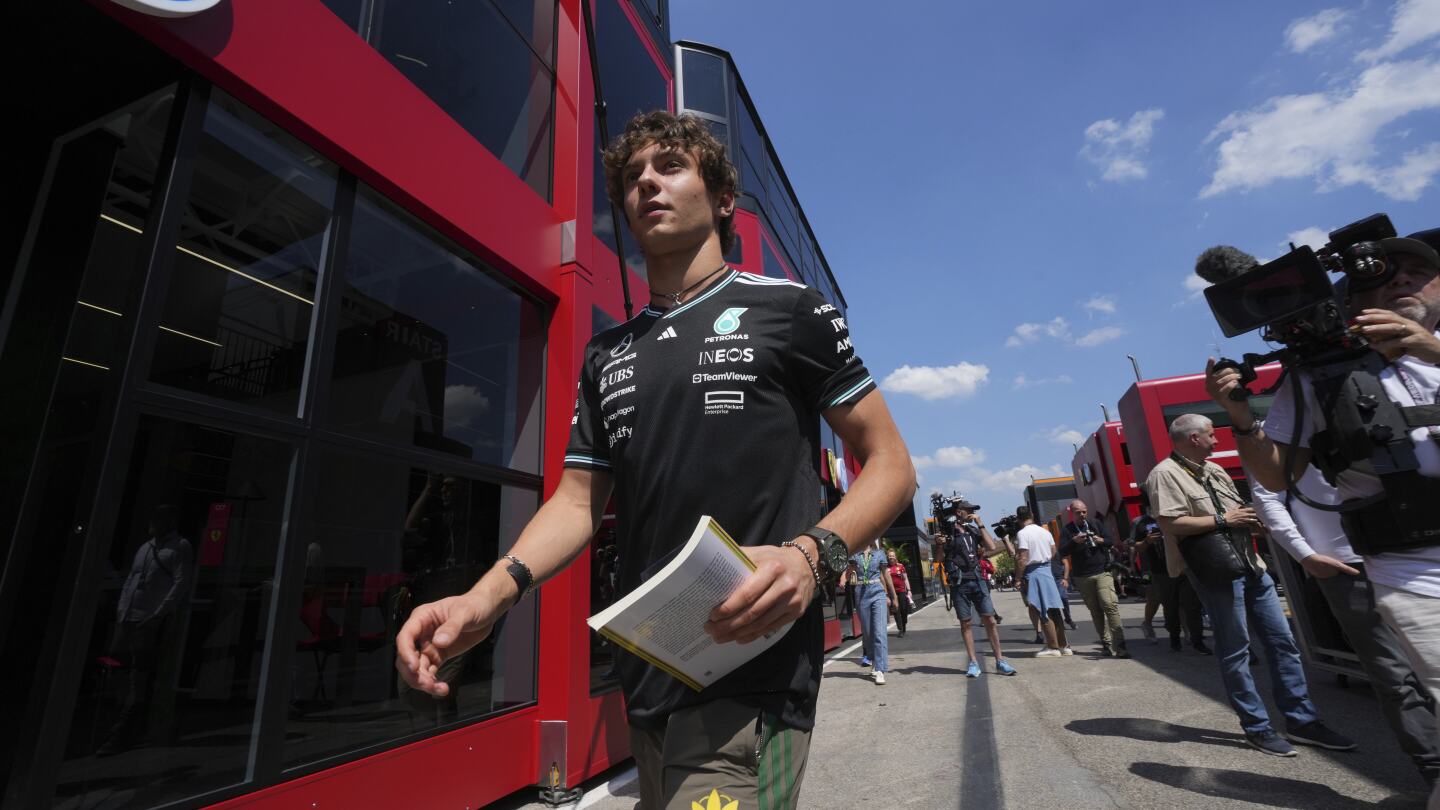 Mercedes Rookie Antonelli Debuts Home F1 Race Emilia-Romagna