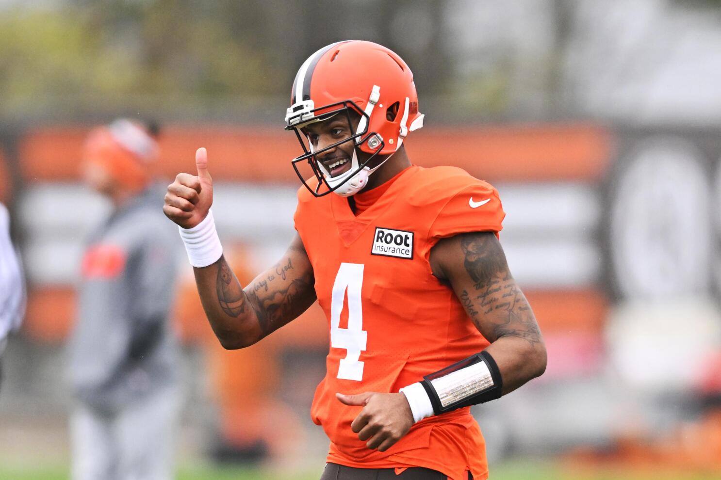 Browns QB Watson practices for 1st time during suspension