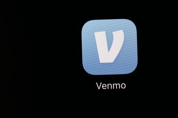 FILE - The Venmo app is displayed on an iPad on March 20, 2018, in Baltimore. Customers of Venmo, PayPal and CashApp should not store their money for the long term with these apps because their funds might not be safe during a financial crisis, the Consumer Financial Protection Bureau warned on Thursday, June 1, 2023. (AP Photo/Patrick Semansky, File)