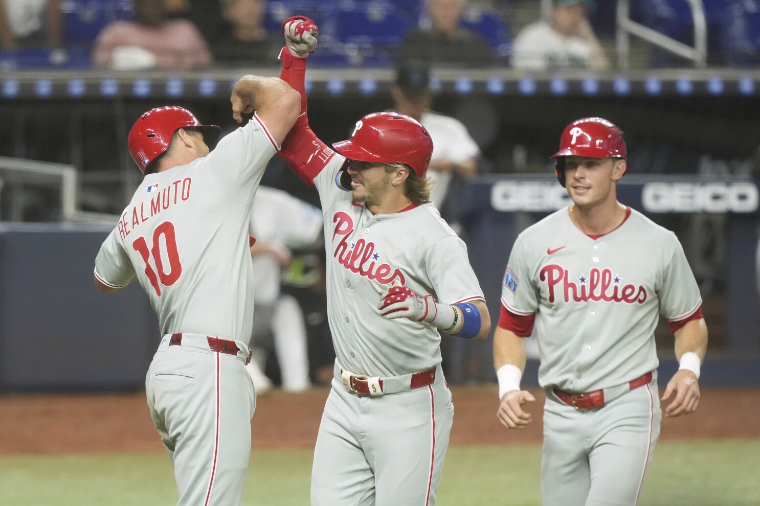Stott homers to help the Phillies beat Marlins 4-2