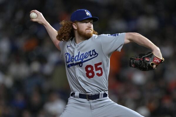 Dustin May no-hits Giants for 5 innings, Dodgers win 5-0