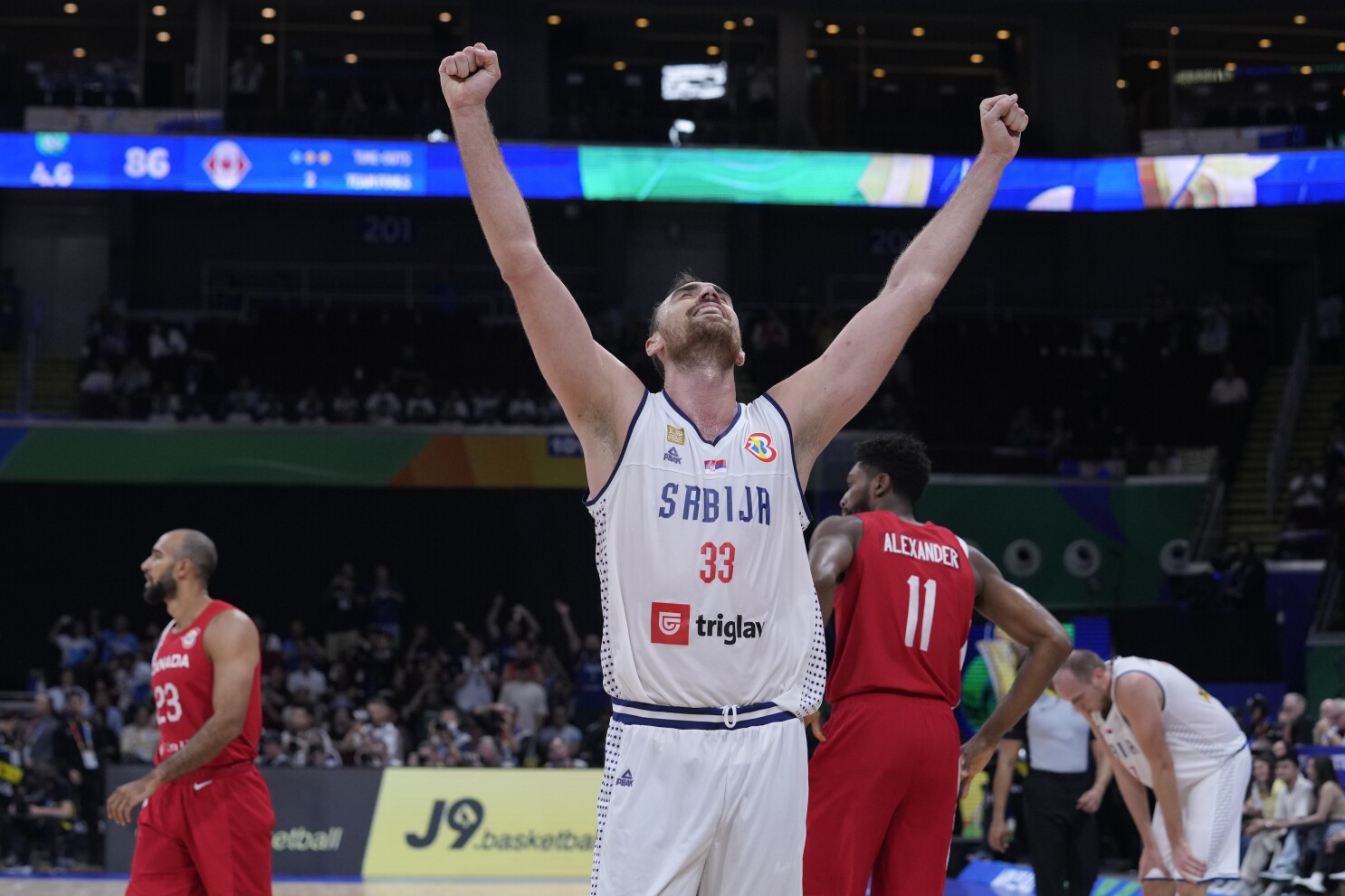 FIBA World Cup: Serbia runs past Canada 95-86 and advances to the final