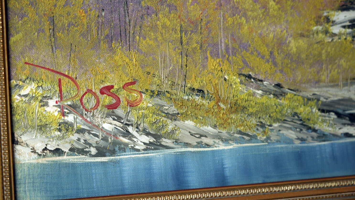 First Bob Ross TV painting, completed in a half an hour, goes on sale for  nearly $10 million