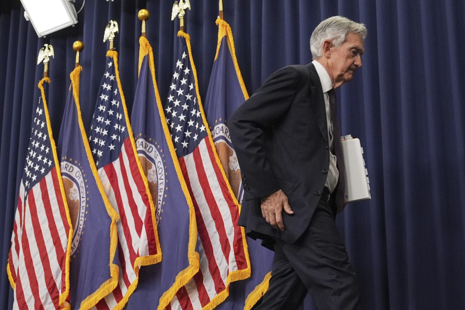 Trump meets with the Federal Reserve chairman he has repeatedly scorned