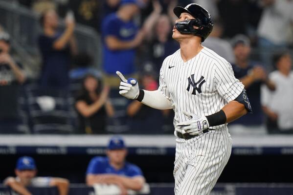 Yankees' Aaron Judge 1st in majors to 40 home runs