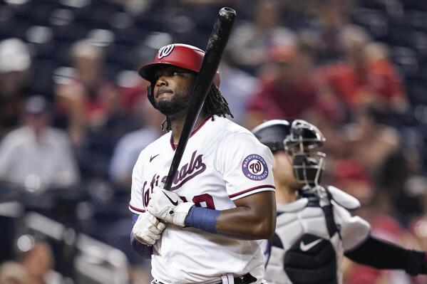 Alcantara takes no-hitter into 7th, Marlins blank Nats 3-0